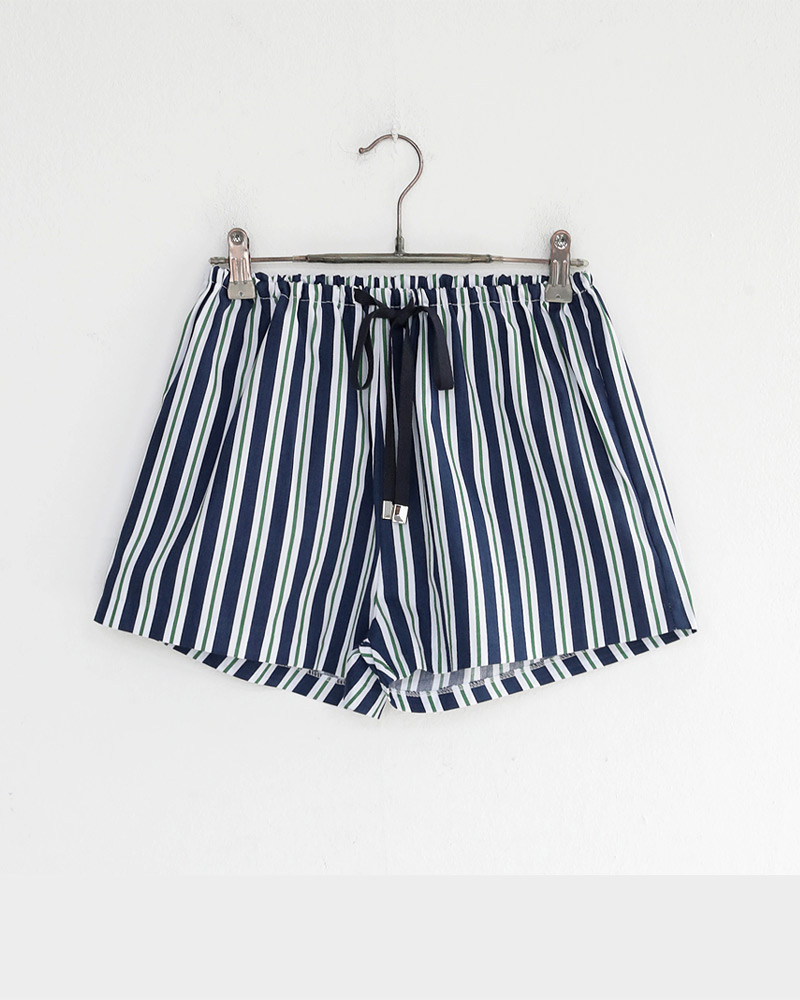 ストライプオープンカラーパジャマシャツ&ショートパンツSET・全2色 | DHOLIC | 詳細画像29