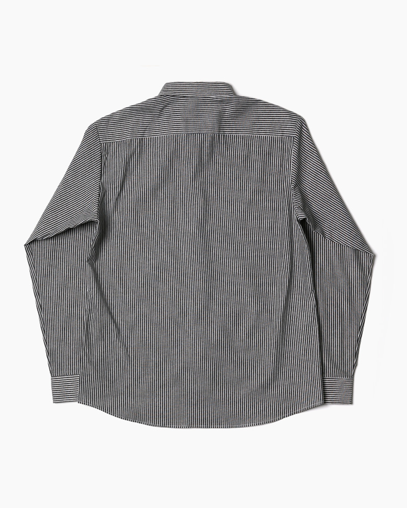 ワンポケットストライプパターンコットンシャツ・全2色 | 詳細画像21