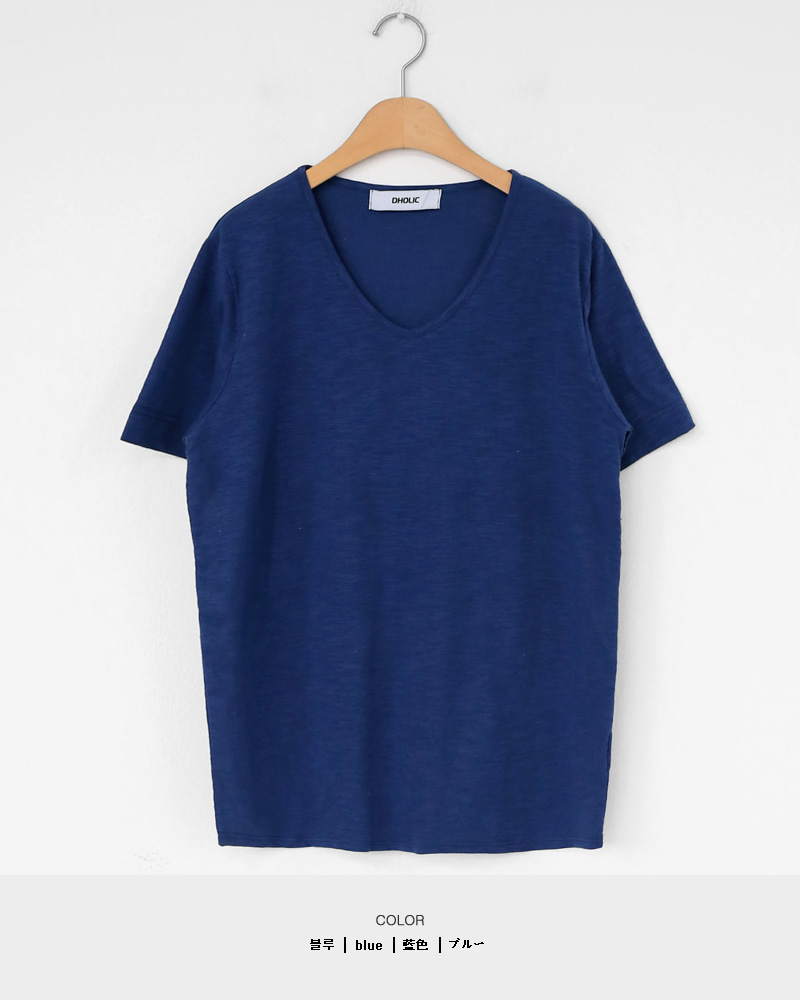 UネックショートスリーブTシャツ・全8色 | DHOLIC | 詳細画像29