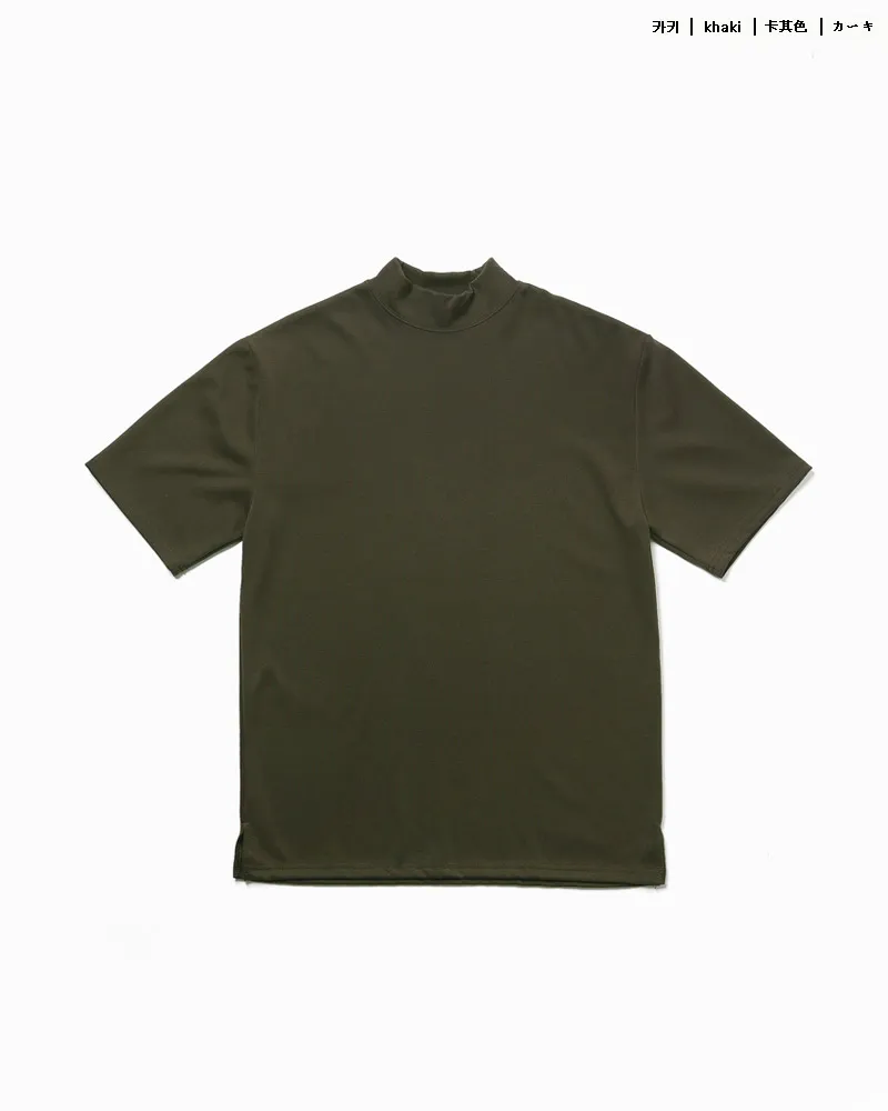 モックネックハーフスリーブTシャツ・全6色 | 詳細画像19
