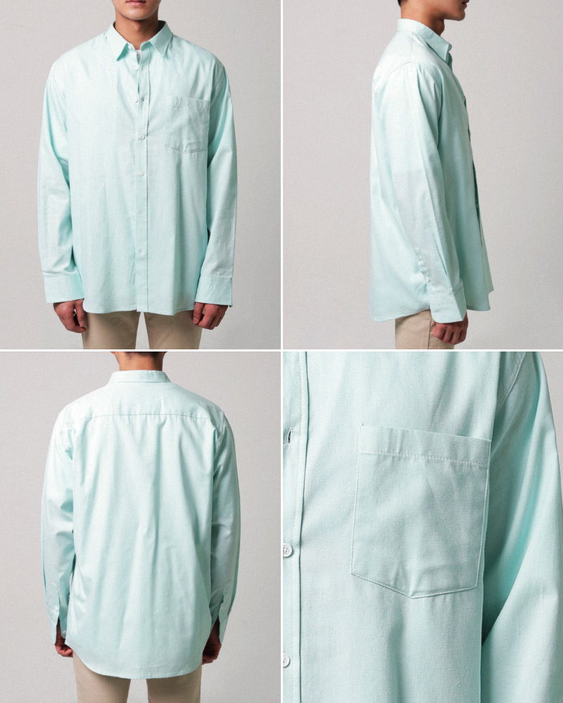 3COLORSワンポケットコットンシャツ・全3色 | 詳細画像10