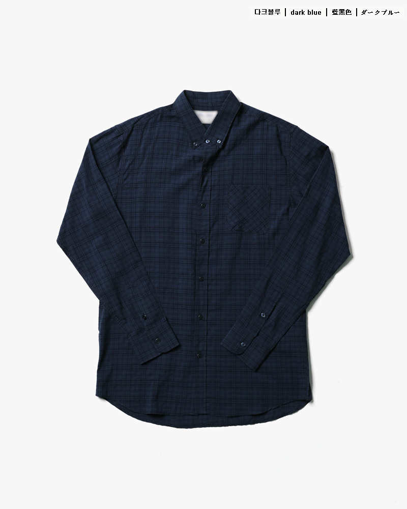 ボタンダウンチェックパターンコットンシャツ・全2色 | 詳細画像19