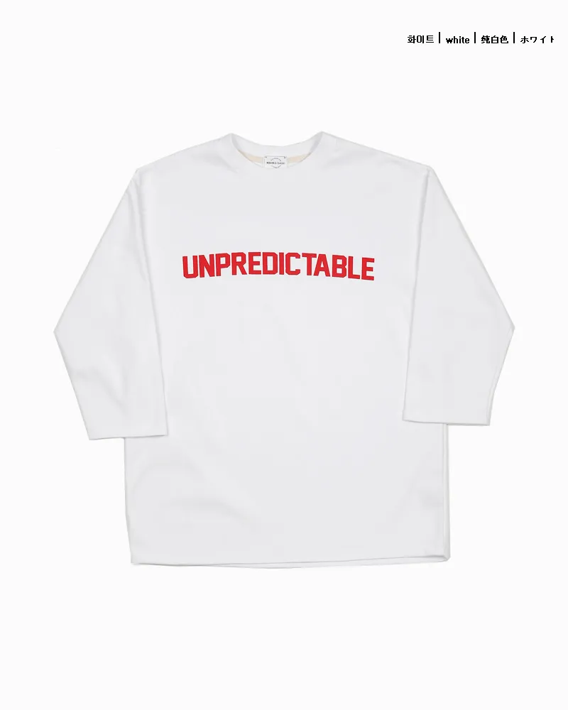 UNPREDICTABLEプリントTシャツ・全4色 | 詳細画像24