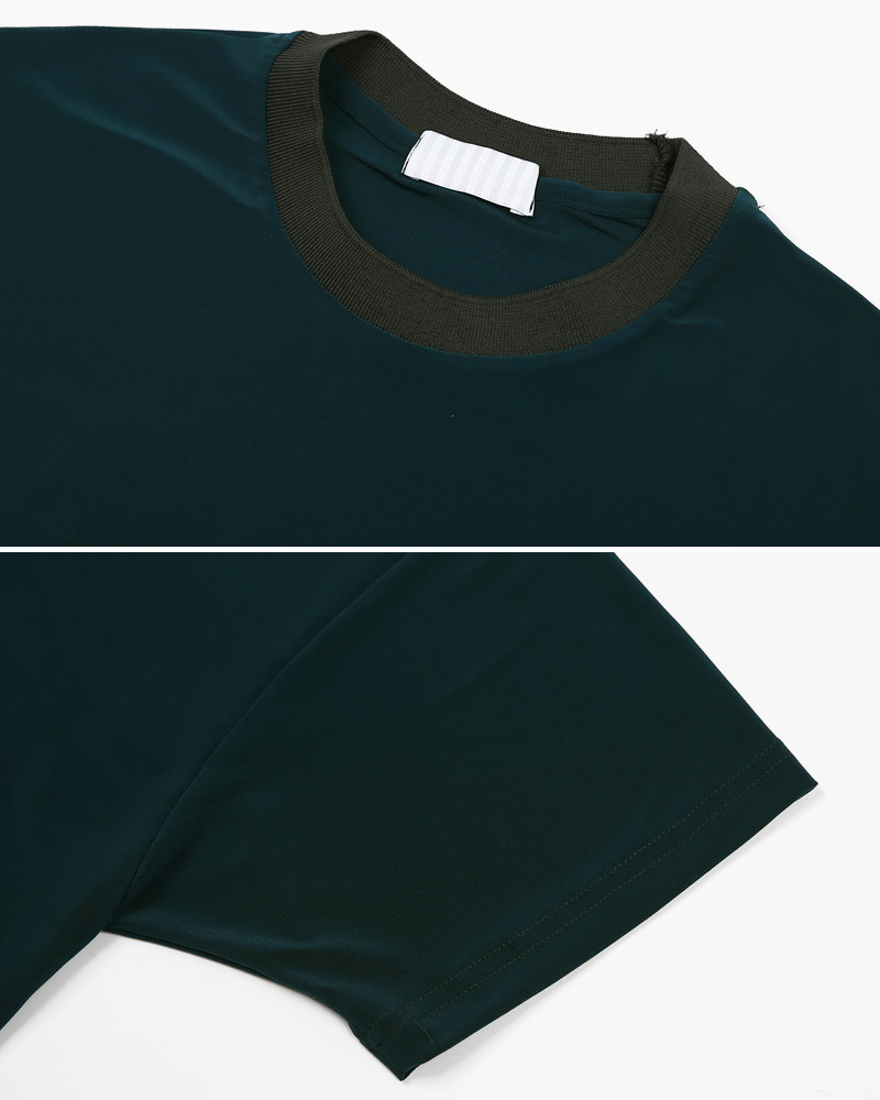 ネックカラーポイントショートスリーブTシャツ・全3色 | 詳細画像26