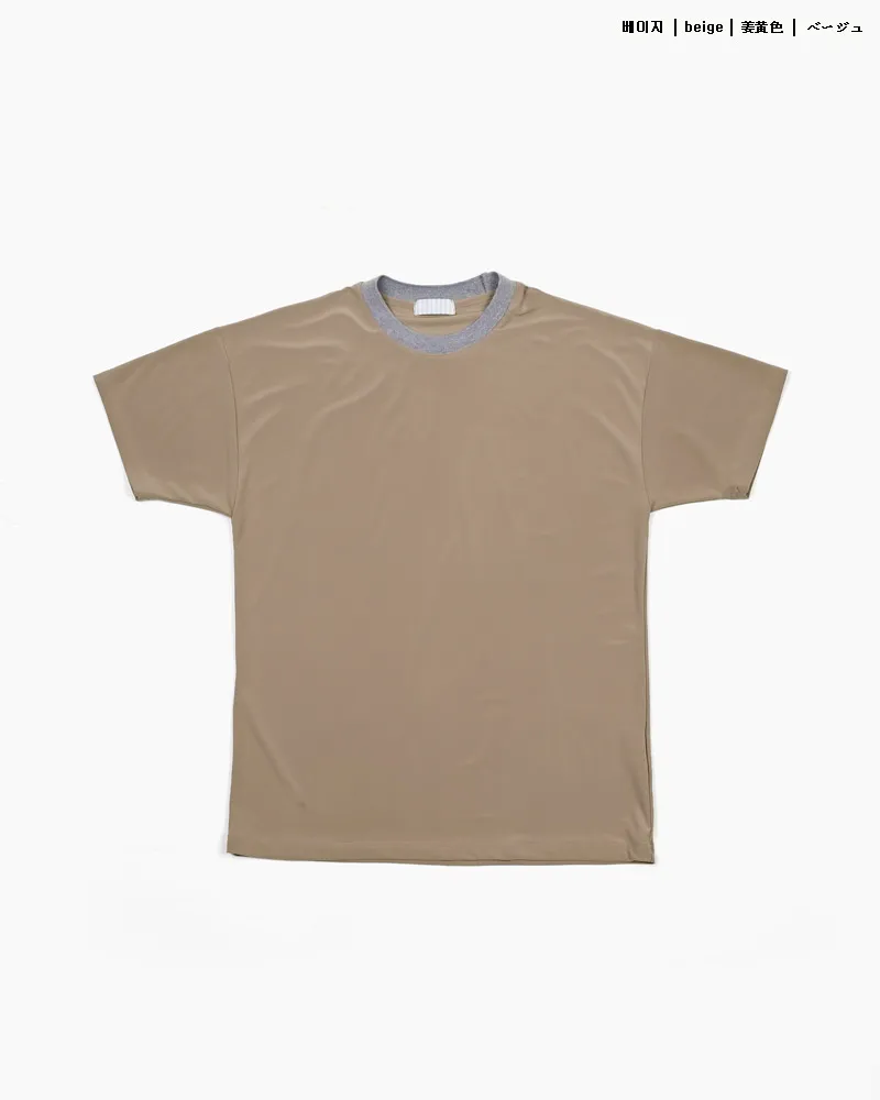 ネックカラーポイントショートスリーブTシャツ・全3色 | 詳細画像25