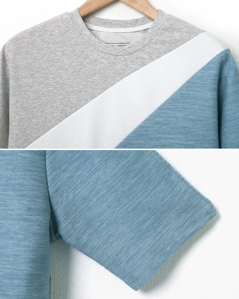 カラーブロックショートスリーブTシャツ・全2色 | 詳細画像17