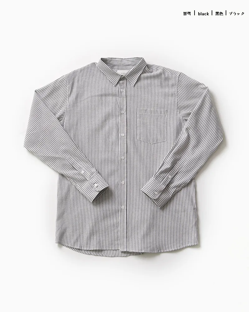 ピンストライプオーバーサイズポケットシャツ・全3色 | 詳細画像18