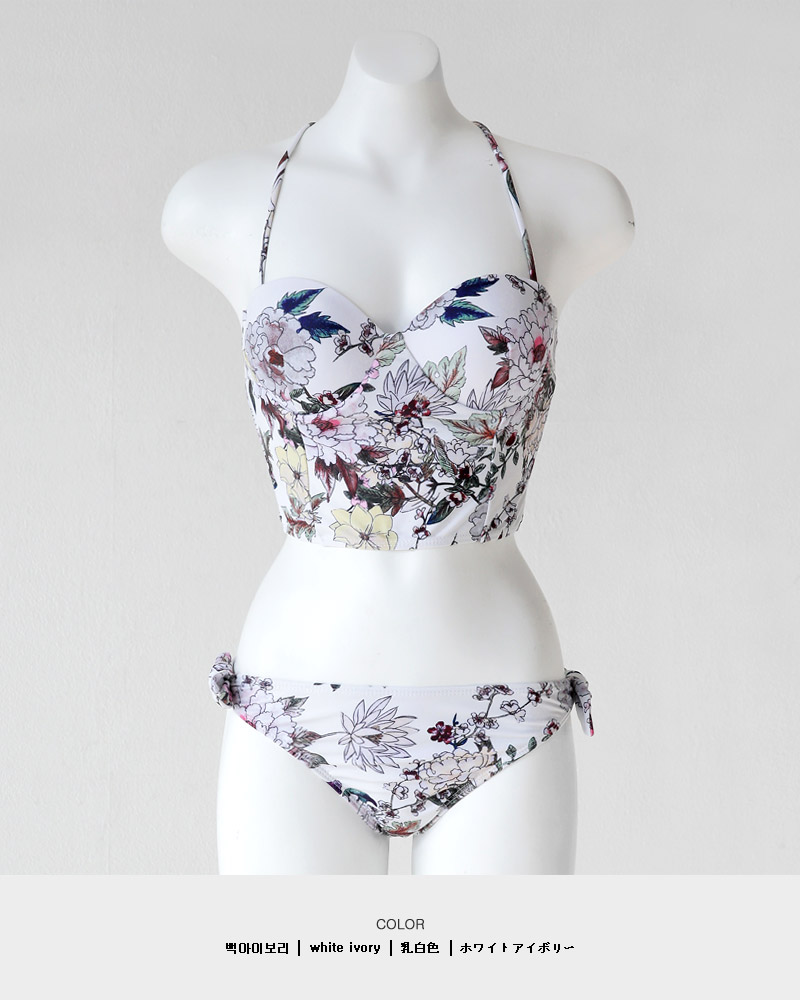 バッククロスフローラルビスチェビキニ・全2色 | DHOLIC | 詳細画像19