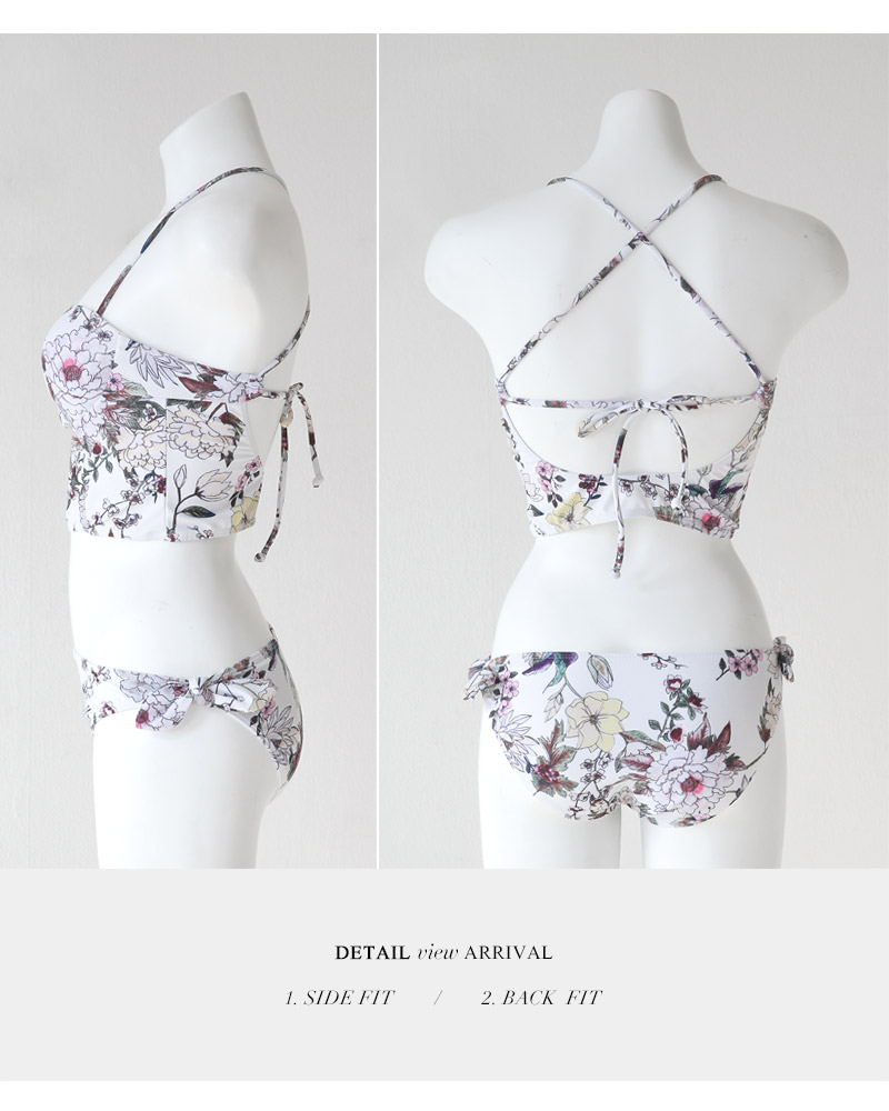 バッククロスフローラルビスチェビキニ・全2色 | DHOLIC | 詳細画像20