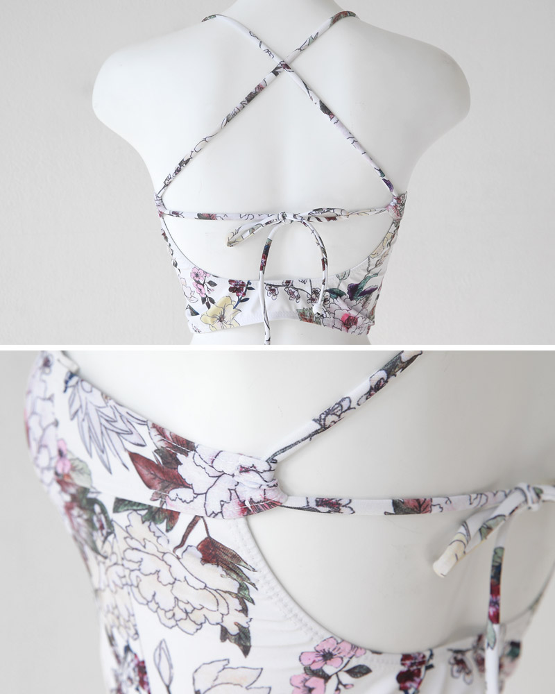 バッククロスフローラルビスチェビキニ・全2色 | DHOLIC | 詳細画像23