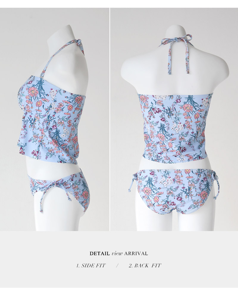 2WAYフラワーパターンアンダーフレアビキニ・全3色 | DHOLIC | 詳細画像20