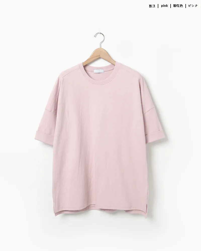 ロールアップスリーブオーバーサイズTシャツ・全4色 | 詳細画像22