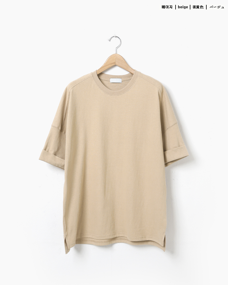 ロールアップスリーブオーバーサイズTシャツ・全4色 | 詳細画像23