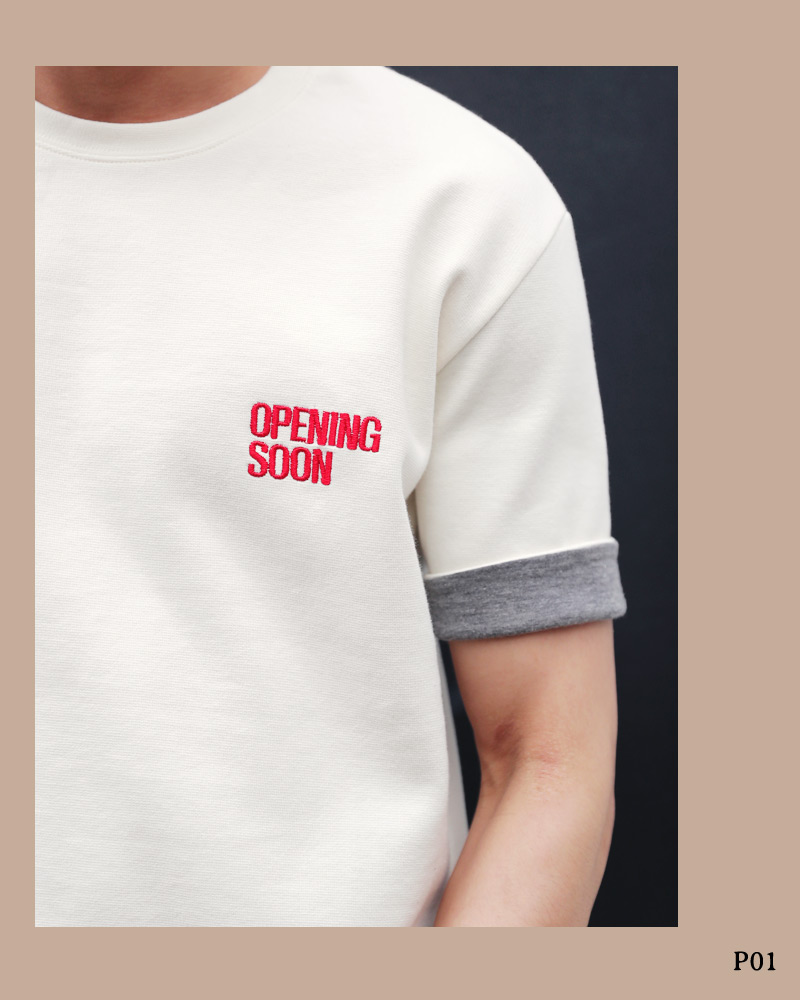 OPENING SOON刺繍Tシャツ・全2色 | 詳細画像11