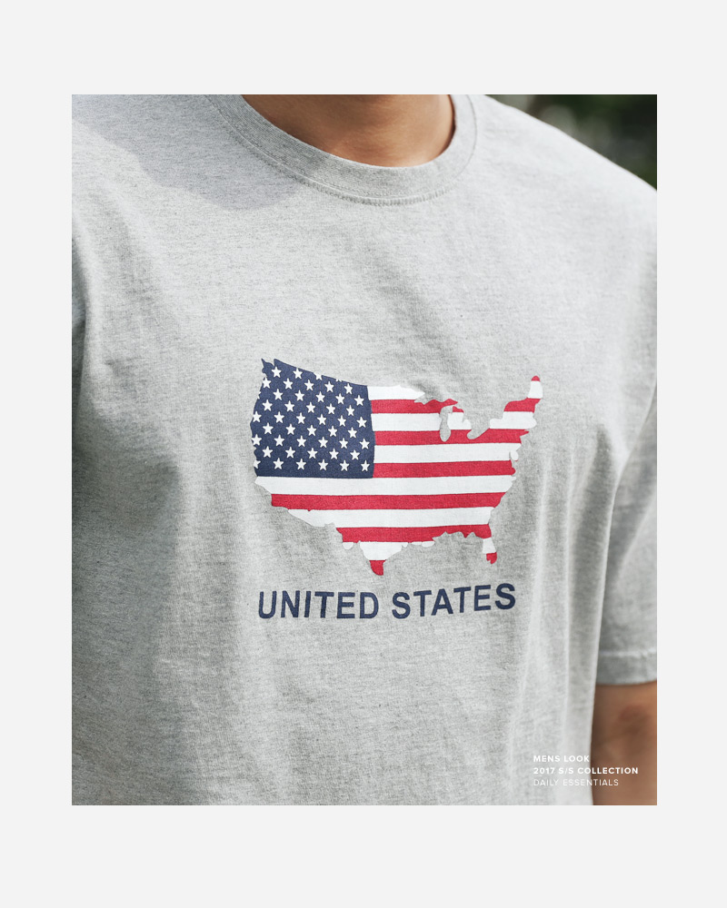 UNITEDSTATESロゴプリントTシャツ・全3色 | 詳細画像3