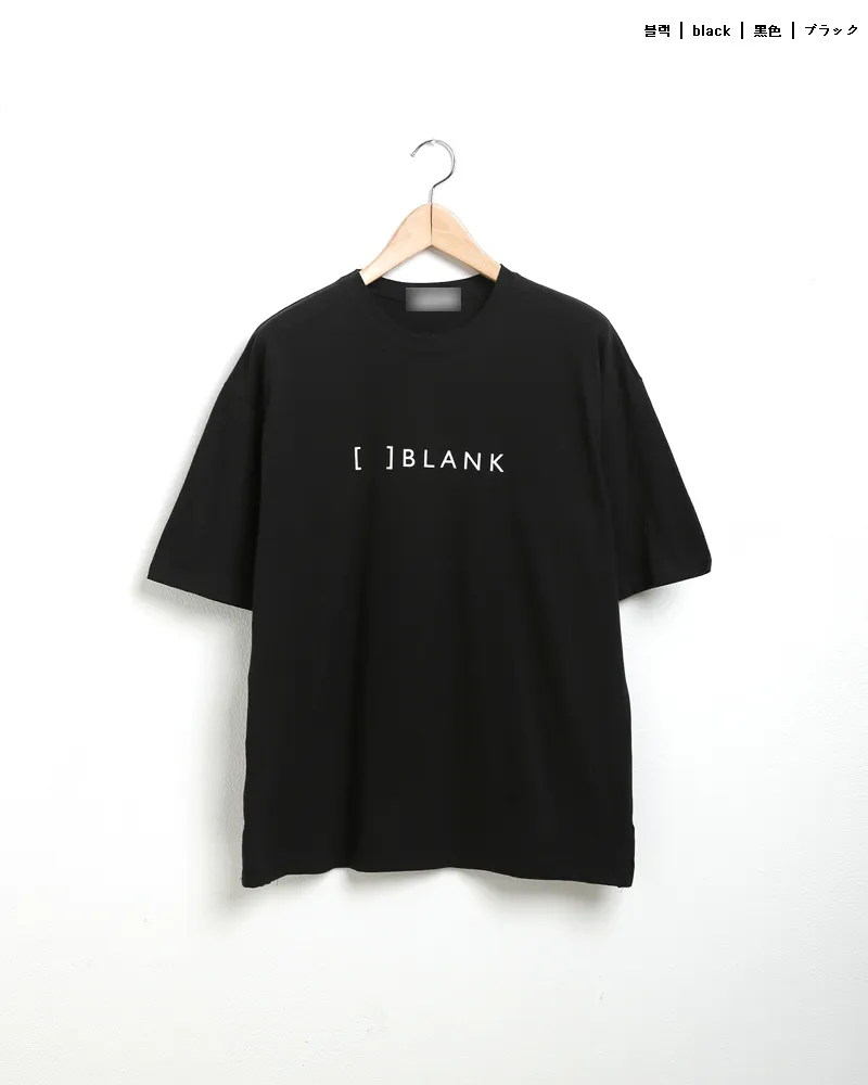 [　]BLANKショートスリーブTシャツ・全3色 | 詳細画像17