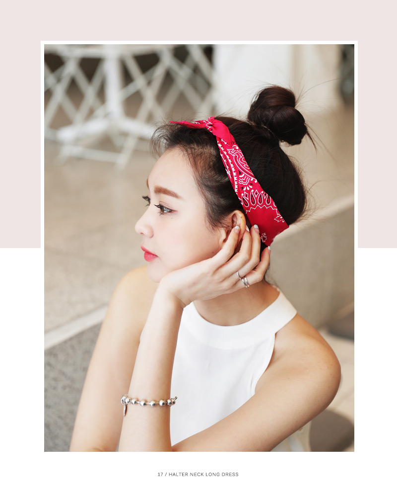 アメリカンスリーブフレアヘムロングワンピース・全2色 | DHOLIC | 詳細画像12