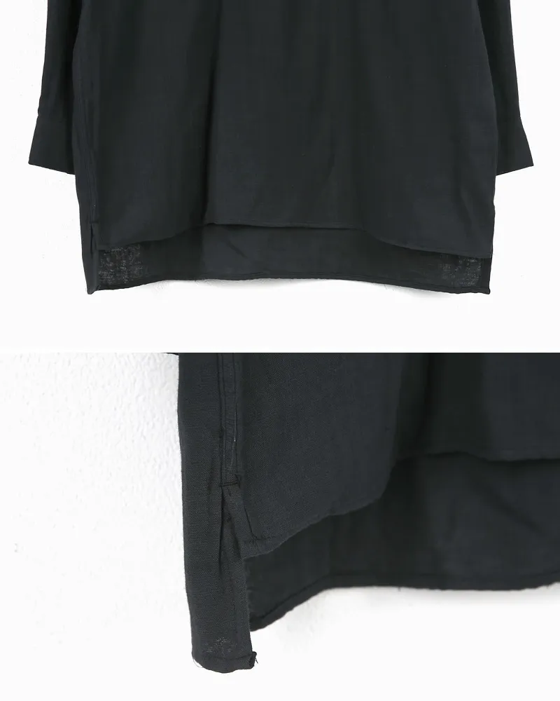 アンバランスツインポケットヘンリーネックシャツ・全3色 | 詳細画像26