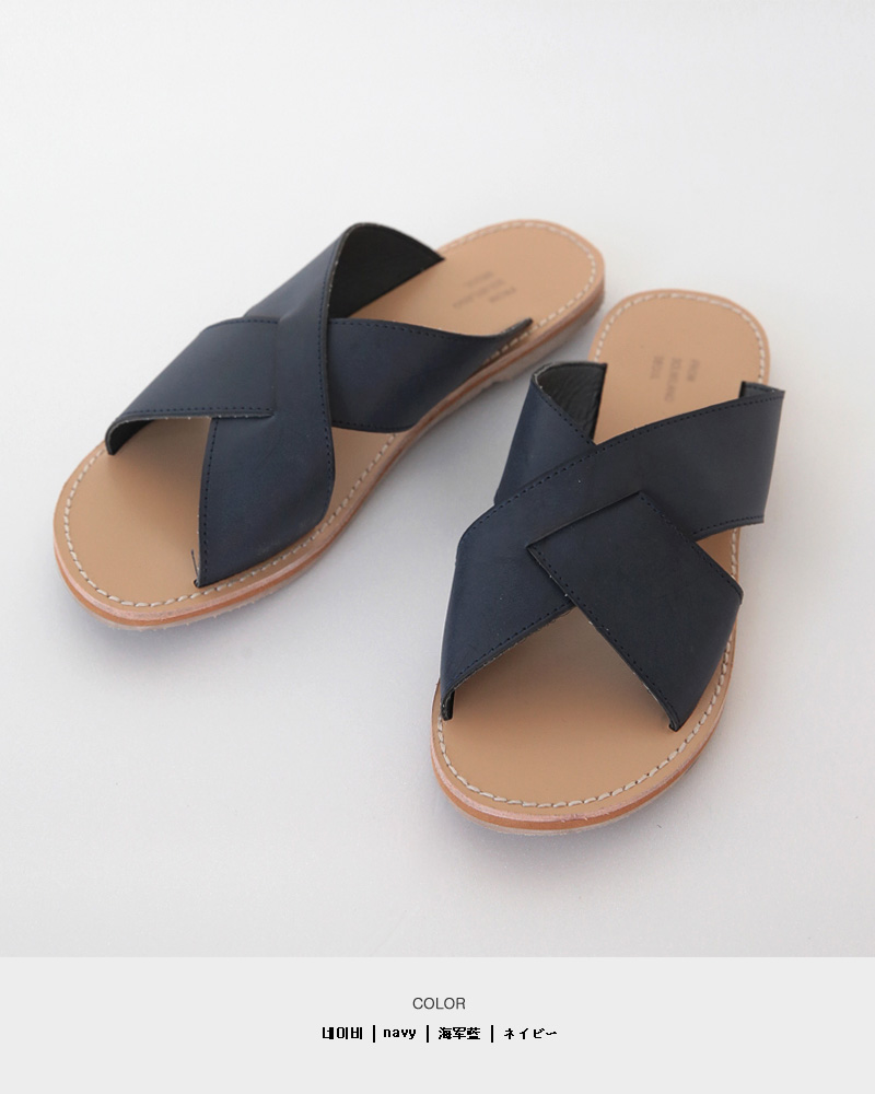直営店☆SergioRossi☆SALE! クロスストラップ フラットサンダル 楽天市場】【期間限定30%OFF】BRADOR [ブラドール]クロスレザー
