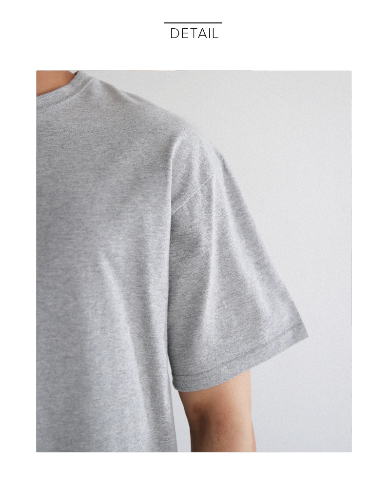 ボクシーフィットコットン半袖Tシャツ3SET・全1色 | 詳細画像23