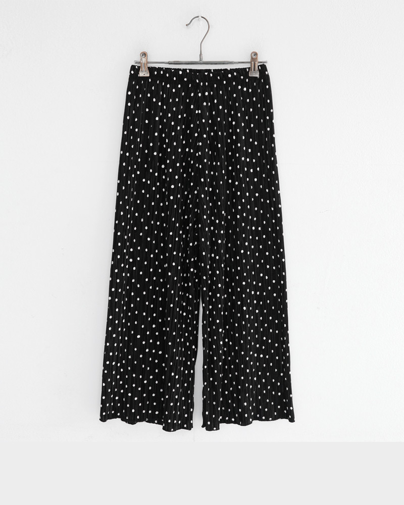 <font color=red><b><人気商品再入荷></b></font>ドットスリーブレス&ワイドパンツSET・全2色 | DHOLIC | 詳細画像24