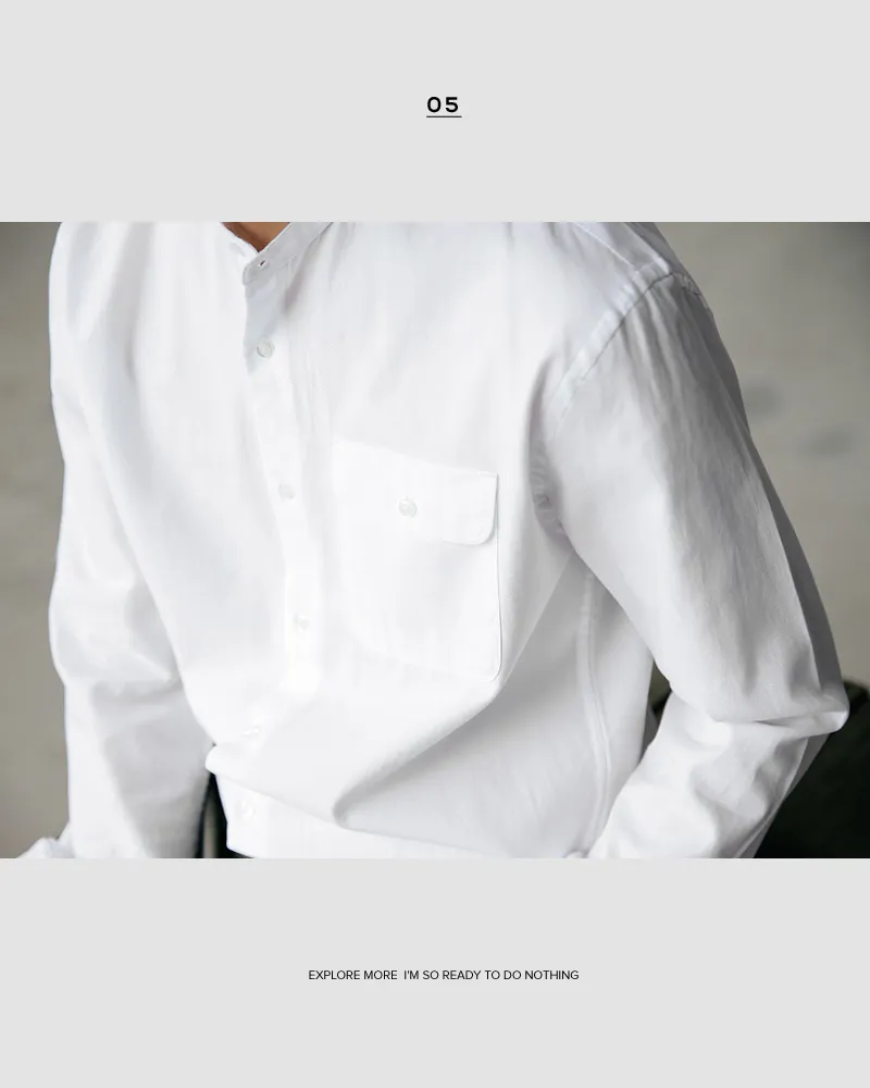 2TYPEフラップポケットバンドカラーシャツ・全3色 | 詳細画像16