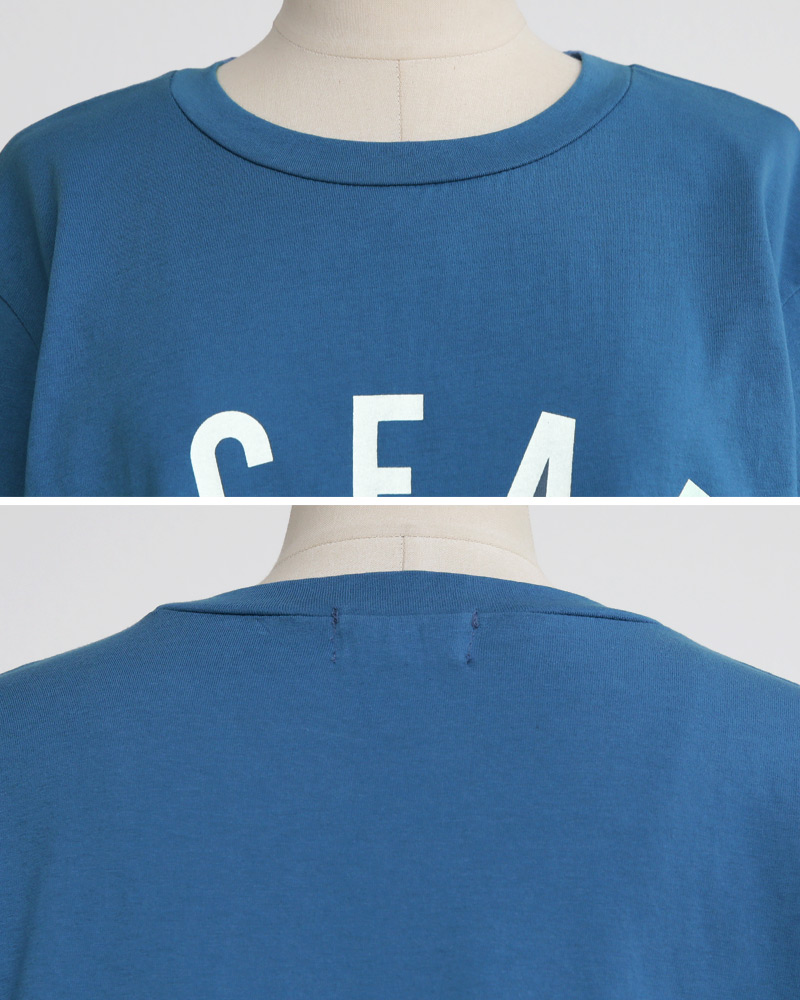 OCEANプリントコットンTシャツ・全3色 | DHOLIC | 詳細画像23