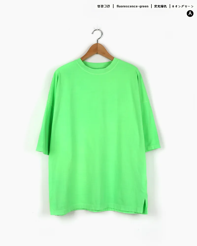 2TYPEサイドスリットビビッドカラーTシャツ・全6色 | 詳細画像25