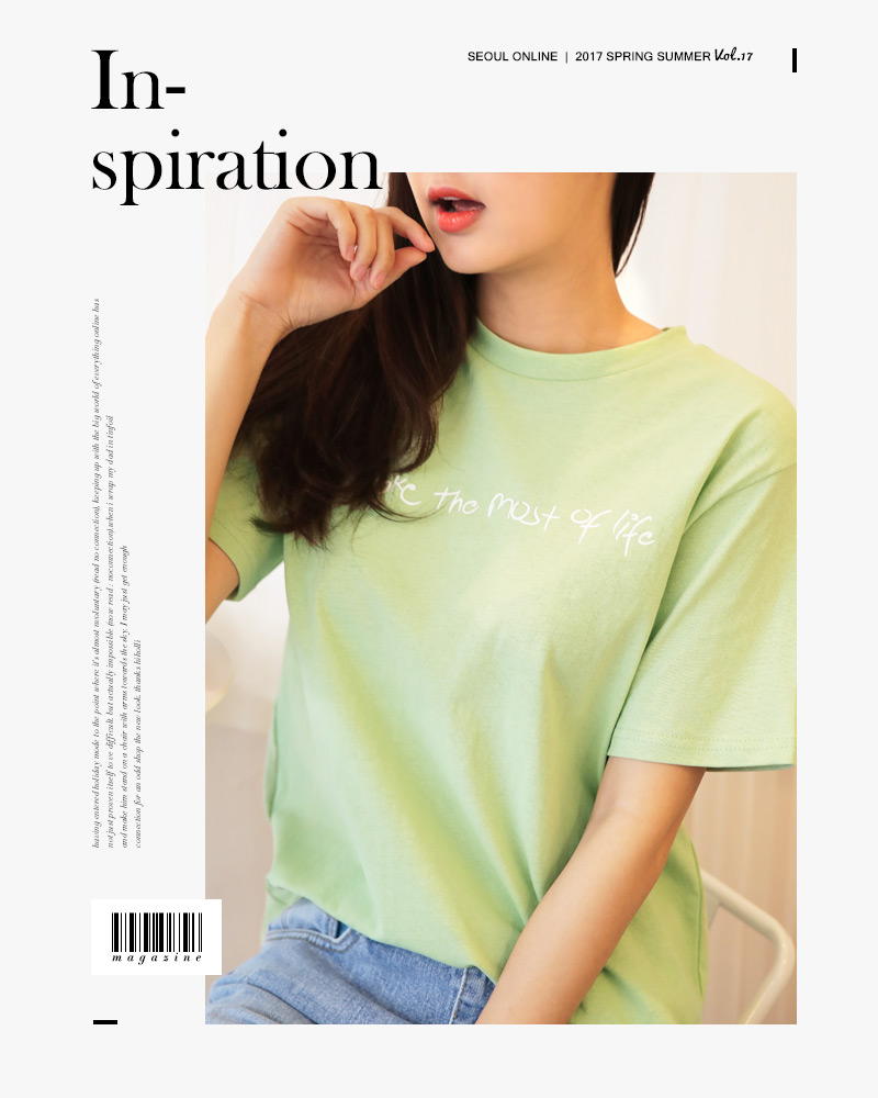 Make the most of lifeコットンTシャツ・全4色 | DHOLIC | 詳細画像6