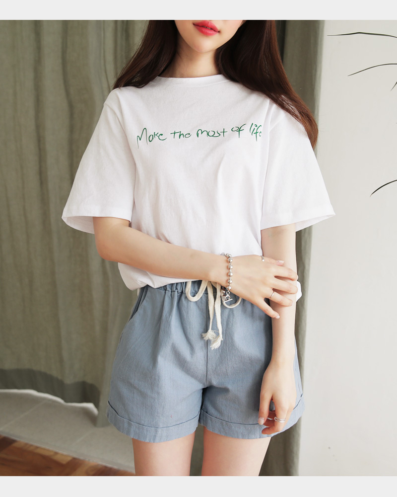 Make the most of lifeコットンTシャツ・全4色 | DHOLIC | 詳細画像15