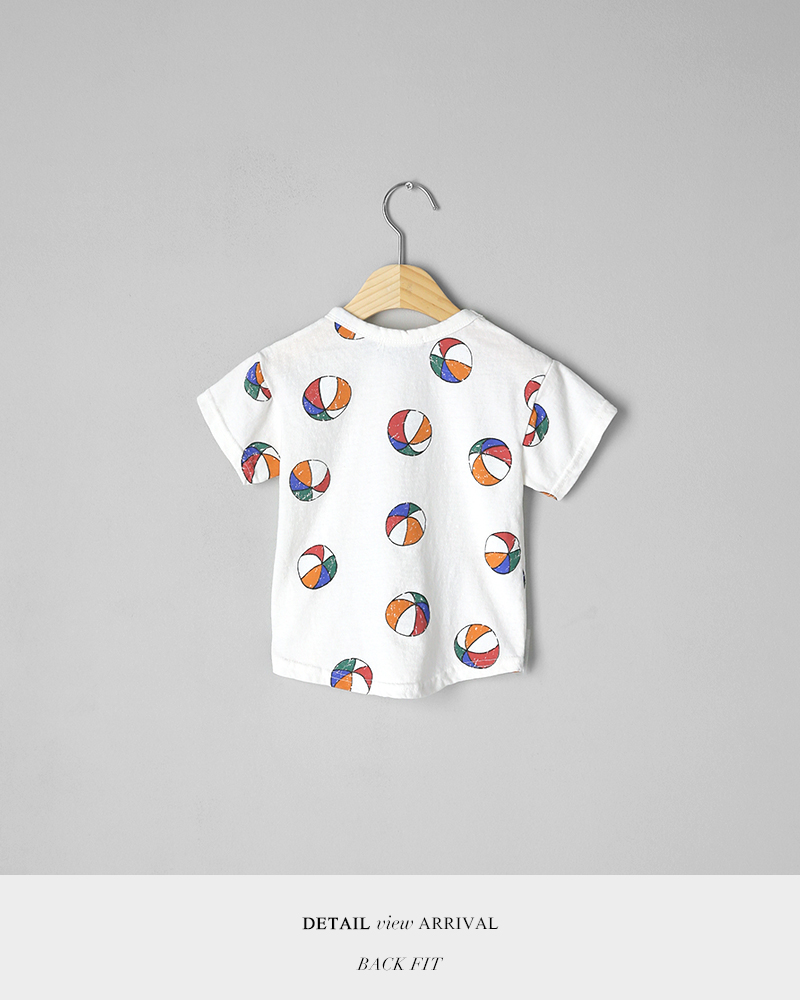[1~5歳]ボールプリント半袖Tシャツ・全2色 | 詳細画像10