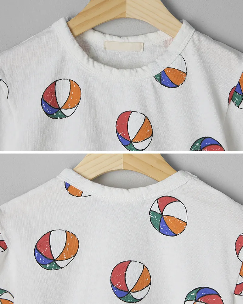 [1~5歳]ボールプリント半袖Tシャツ・全2色 | 詳細画像11