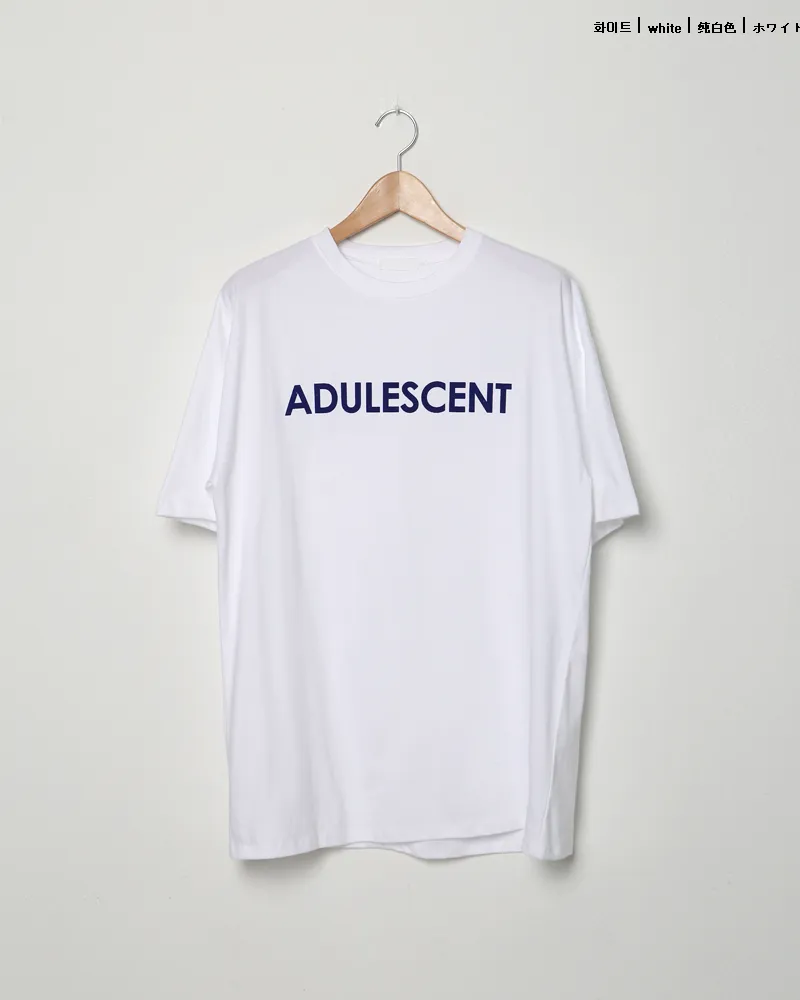 ADULESCENTプリントTシャツ・全2色 | 詳細画像17