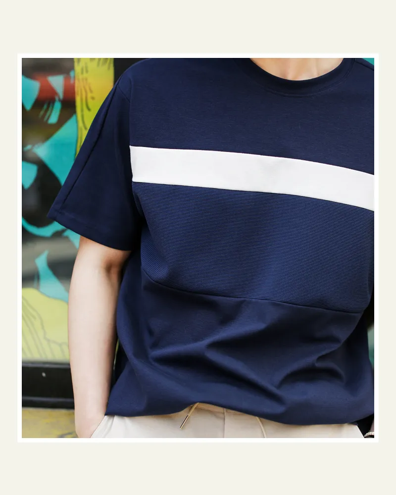 ラインポイント半袖Tシャツ・全3色 | 詳細画像3
