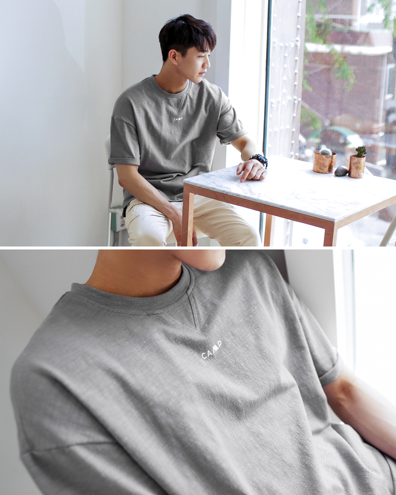 5TYPEロールアップスリーブTシャツ・全5色 | 詳細画像3