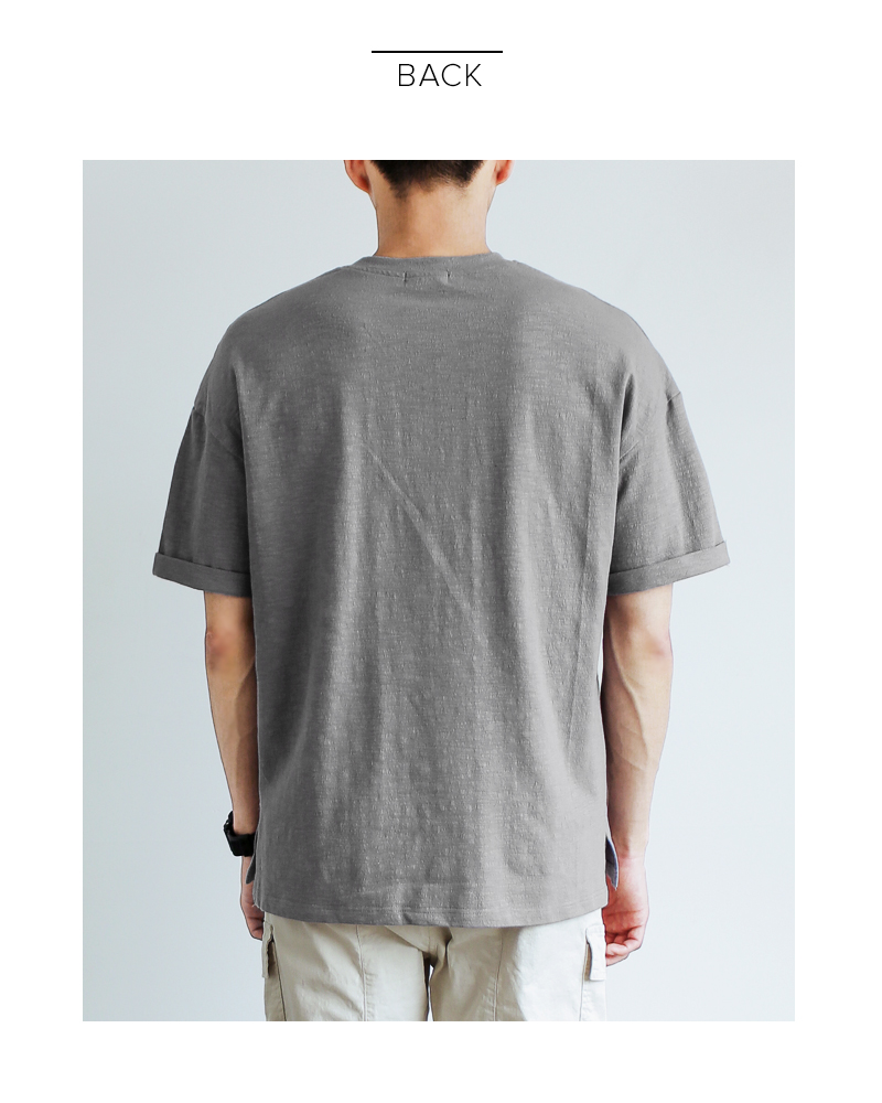 5TYPEロールアップスリーブTシャツ・全5色 | 詳細画像19
