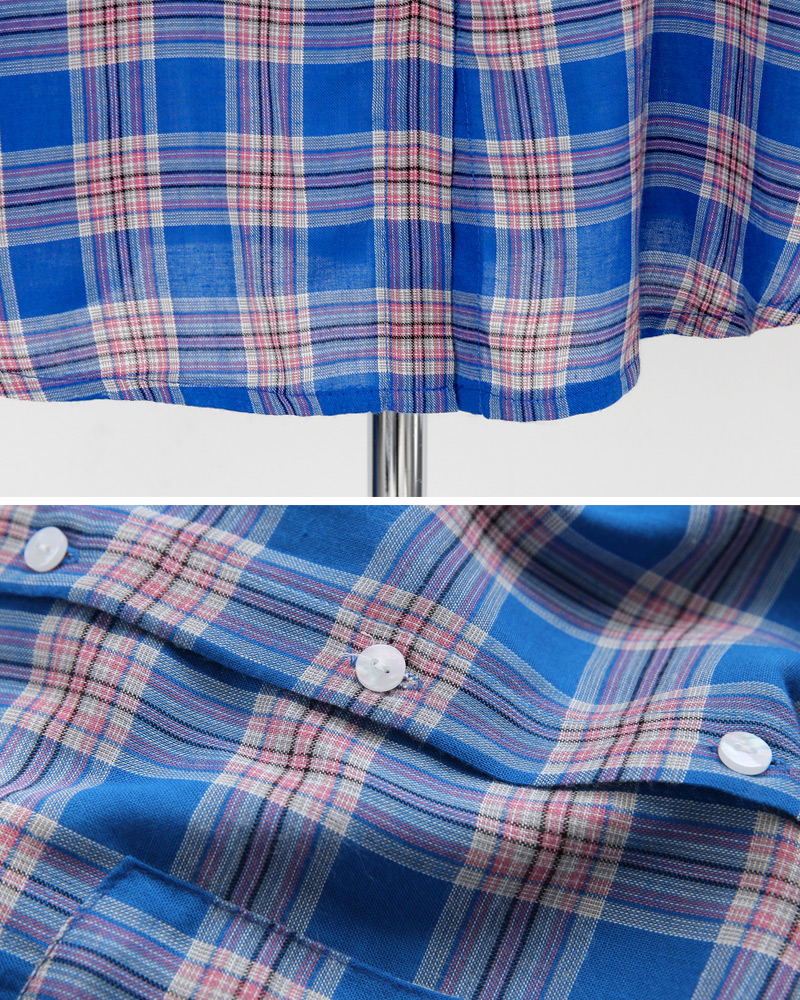ビッグシルエットワンポケットチェックシャツ・全2色 | DHOLIC | 詳細画像25