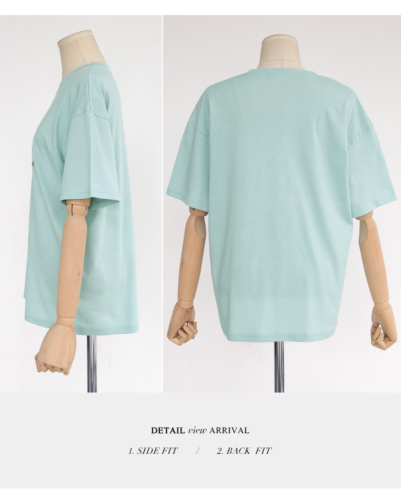 フラワー刺繍JOYプリントTシャツ・全4色 | DHOLIC | 詳細画像19