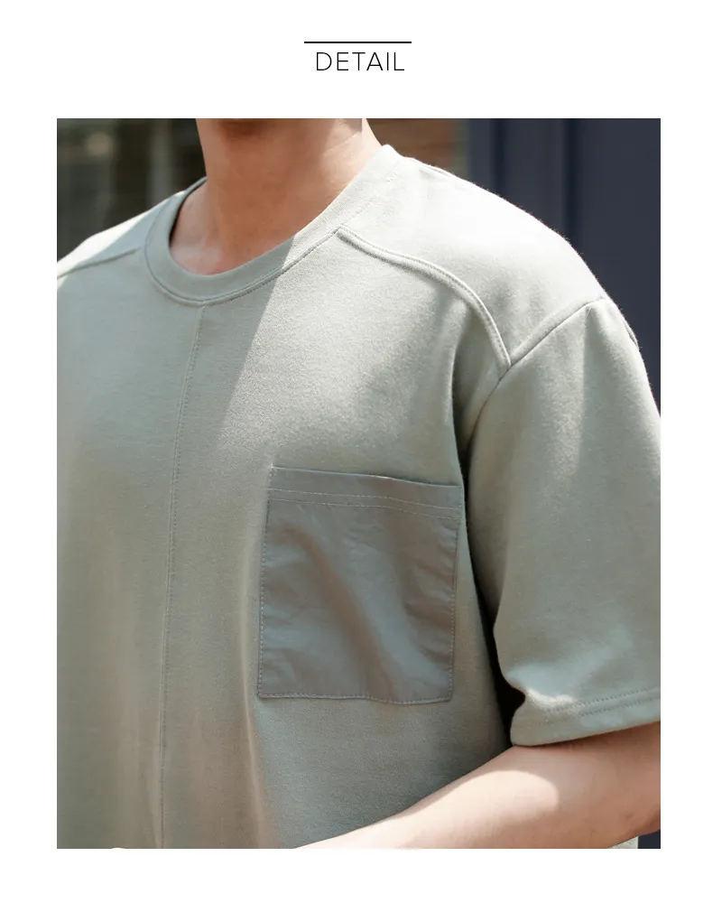 バックラウンドヘムワンポケットTシャツ・全3色 | 詳細画像16