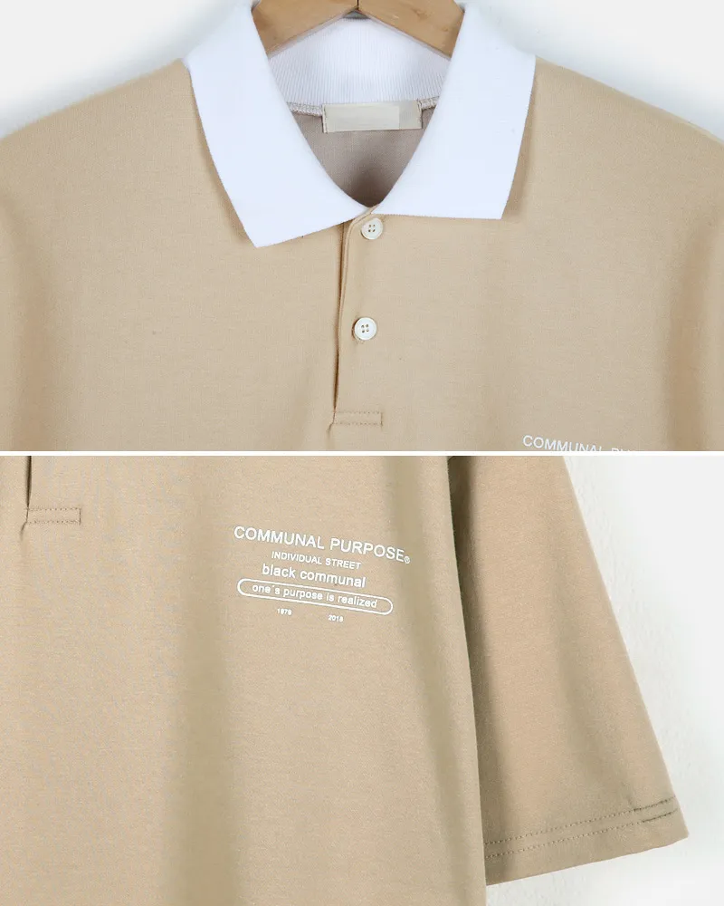 COMMUNAL PURPOSEポロカラーTシャツ・全4色 | 詳細画像32