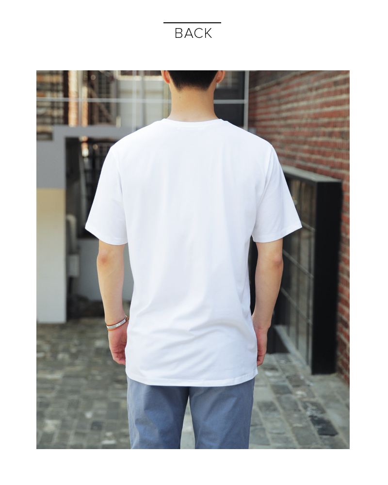 ユニークフェイス刺繍ハーフスリーブTシャツ・全2色 | 詳細画像13
