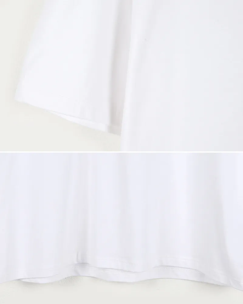 ユニークフェイス刺繍ハーフスリーブTシャツ・全2色 | 詳細画像19