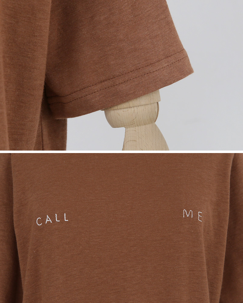 CALL ME刺繍リネンTシャツ・全3色 | DHOLIC | 詳細画像41