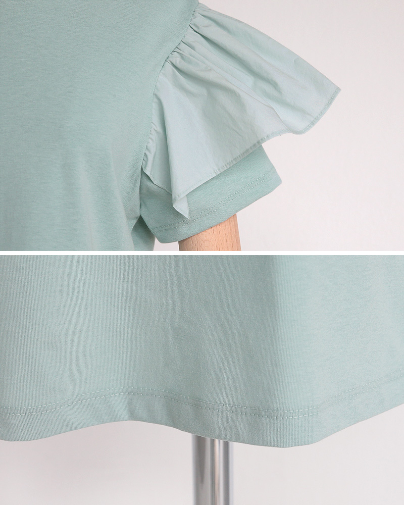 ラッフルショートスリーブTシャツ・全4色 | DHOLIC PLUS | 詳細画像26
