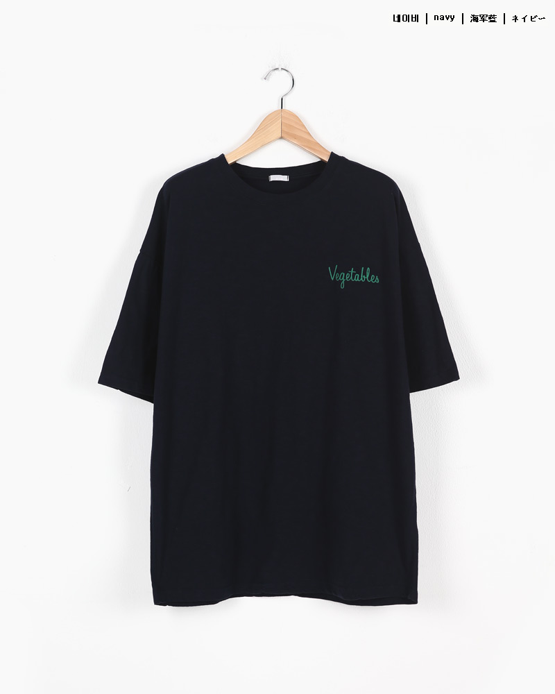 VegetableレタリングハーフスリーブTシャツ・全4色 | 詳細画像19