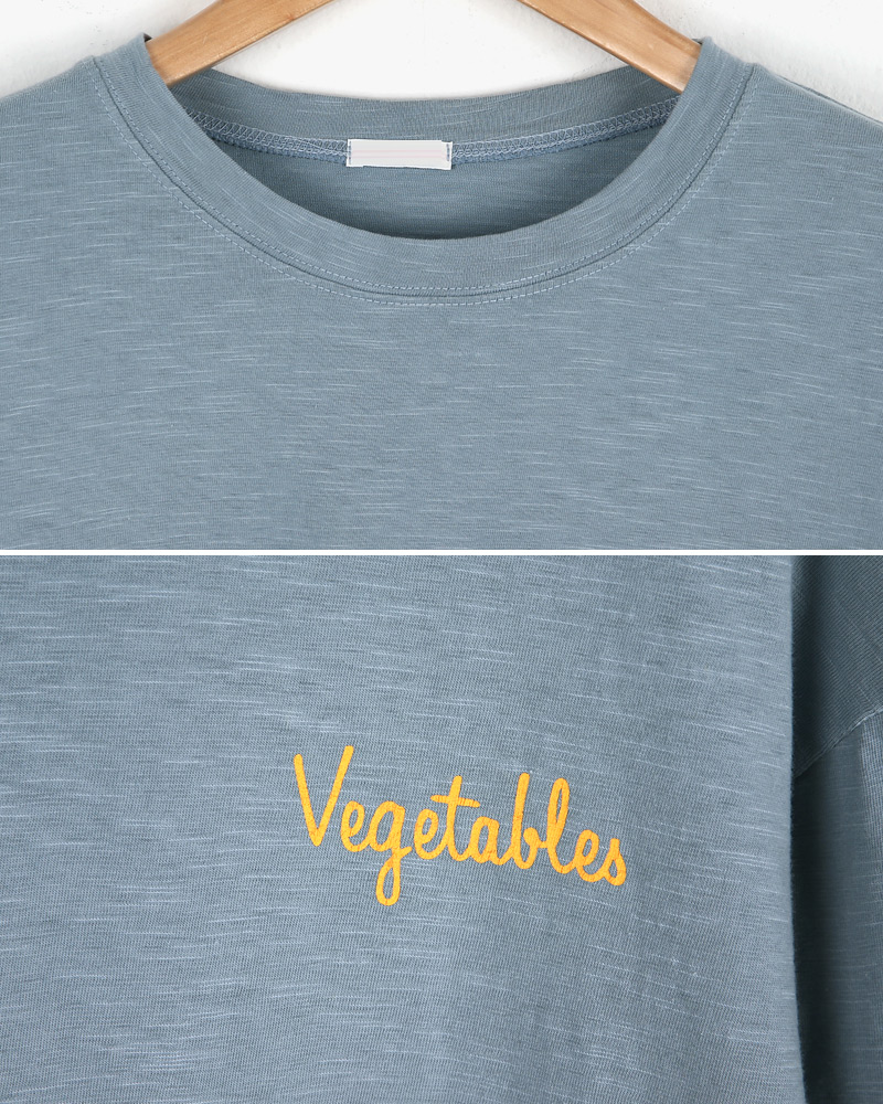VegetableレタリングハーフスリーブTシャツ・全4色 | 詳細画像20