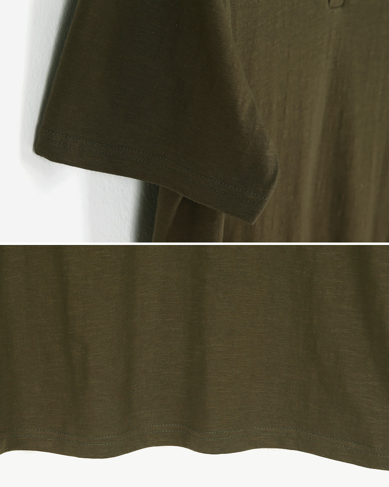 レッドステッチスリットネックTシャツ・全3色 | 詳細画像25