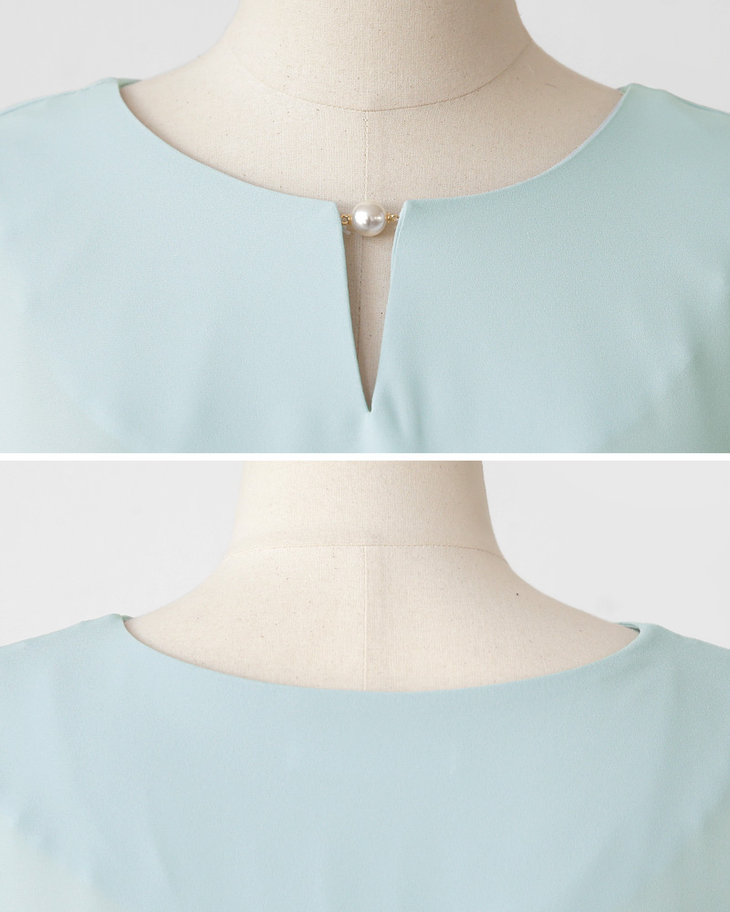 パールポイントロールアップスリーブブラウス・全3色 | DHOLIC PLUS | 詳細画像23