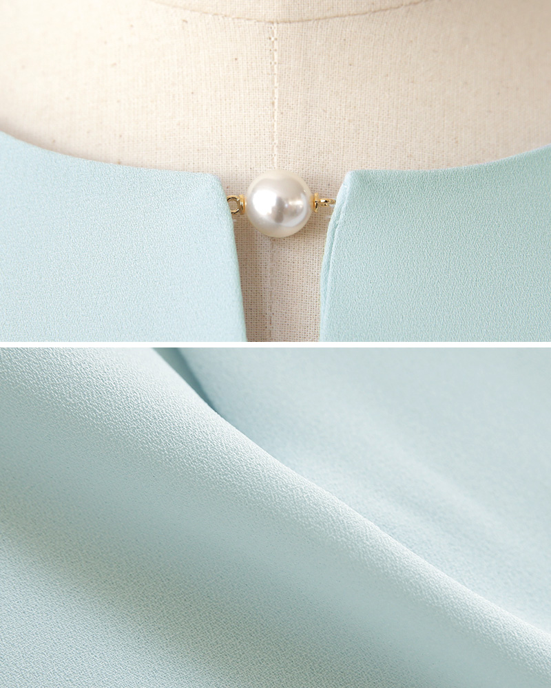 パールポイントロールアップスリーブブラウス・全3色 | DHOLIC PLUS | 詳細画像25