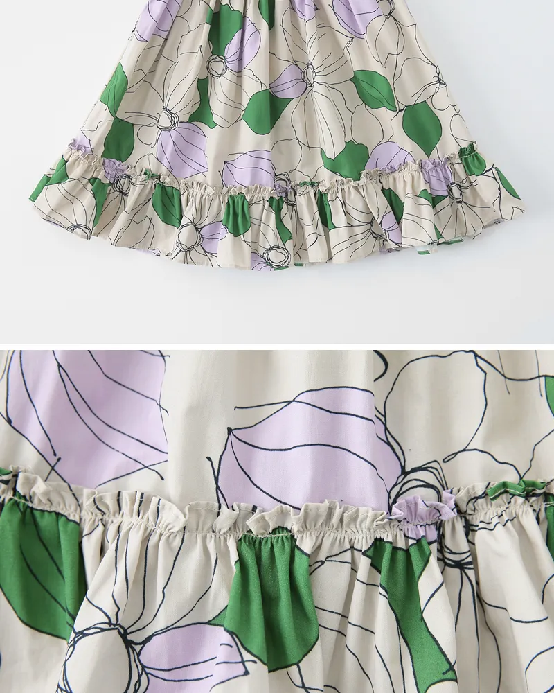 [1~6歳]フリルヘムフラワープリントスカート・全1色 | 詳細画像10